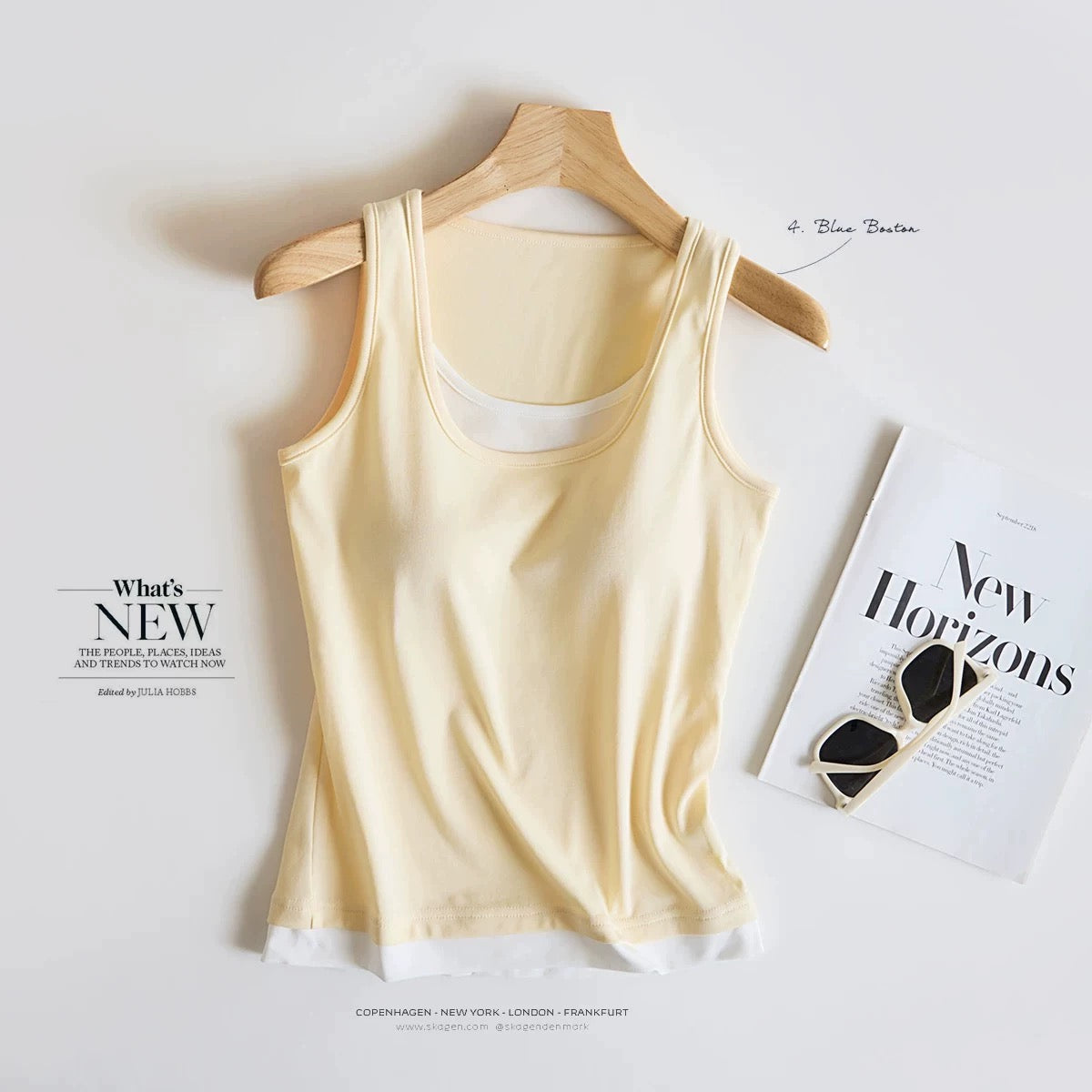 Rio Built-In Bra Tank Top